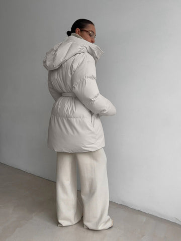 Oversized Puffer Hooded Winter Jacket