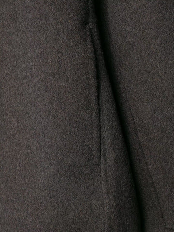 Cozy Faux Fur Collar Wool Coat