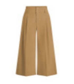 High Waisted Pleated Wide Leg Trousers