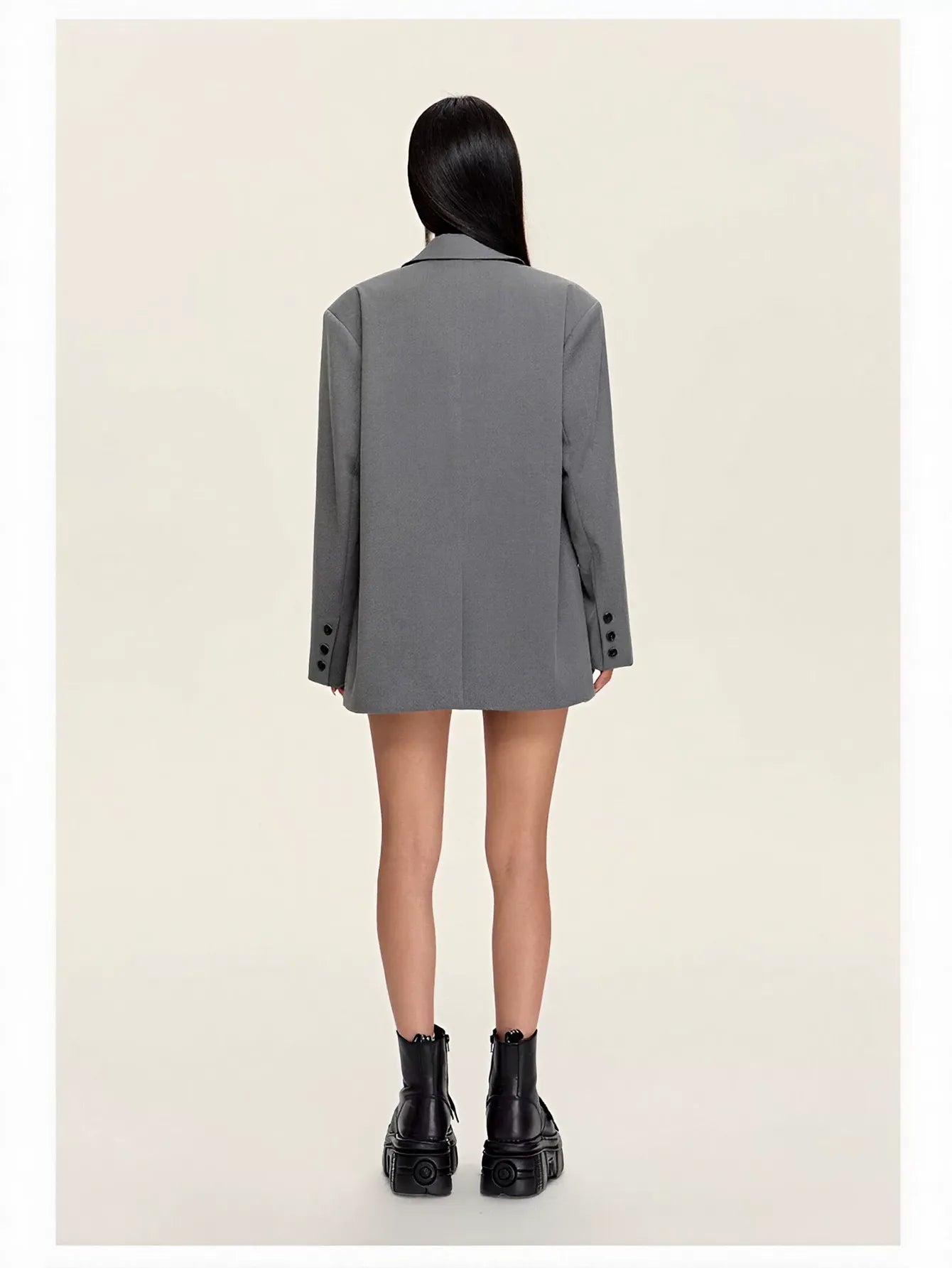 Oversized Tailored Casual Women Blazer