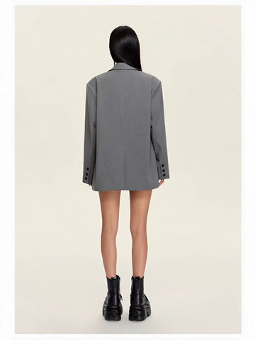 Oversized Tailored Casual Women Blazer