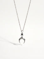 Celestial Gothic Moon Star Necklace