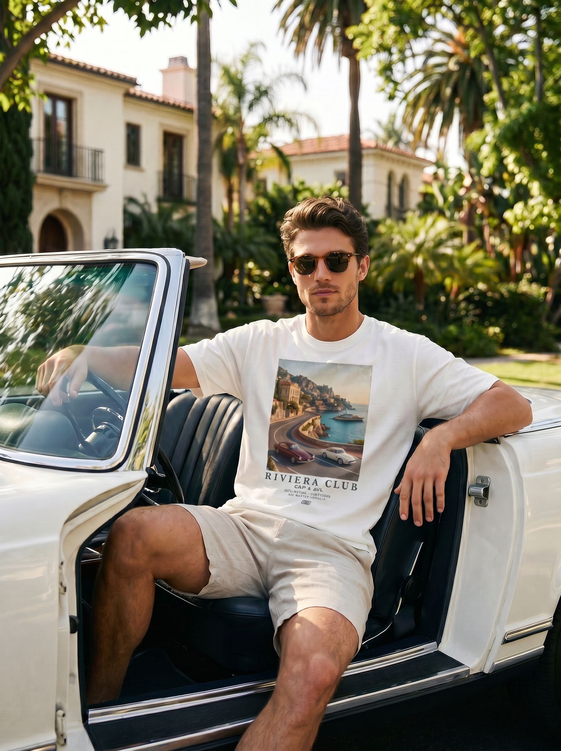 Relaxed Fit Riviera Graphic T-Shirt