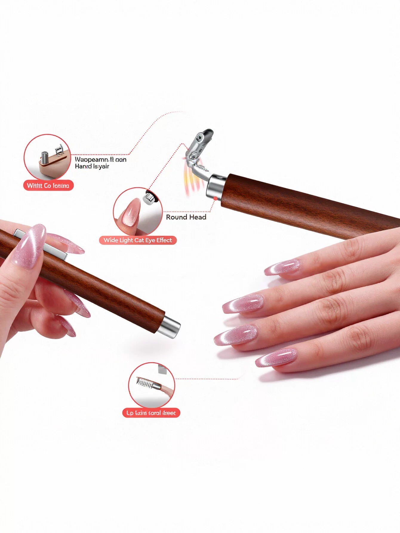 Strong Magnetic Cat Eye Nail Tool