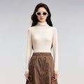 Soft Slim Fit Turtleneck Lounge Top