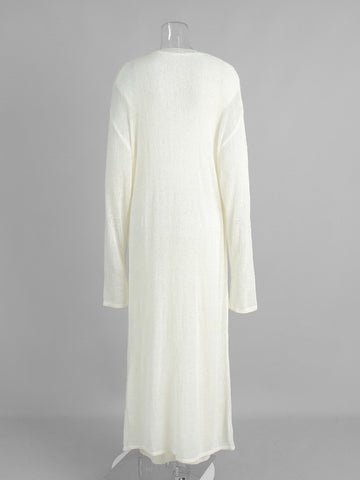 Cozy Lightweight Knit Maxi Sweater Set