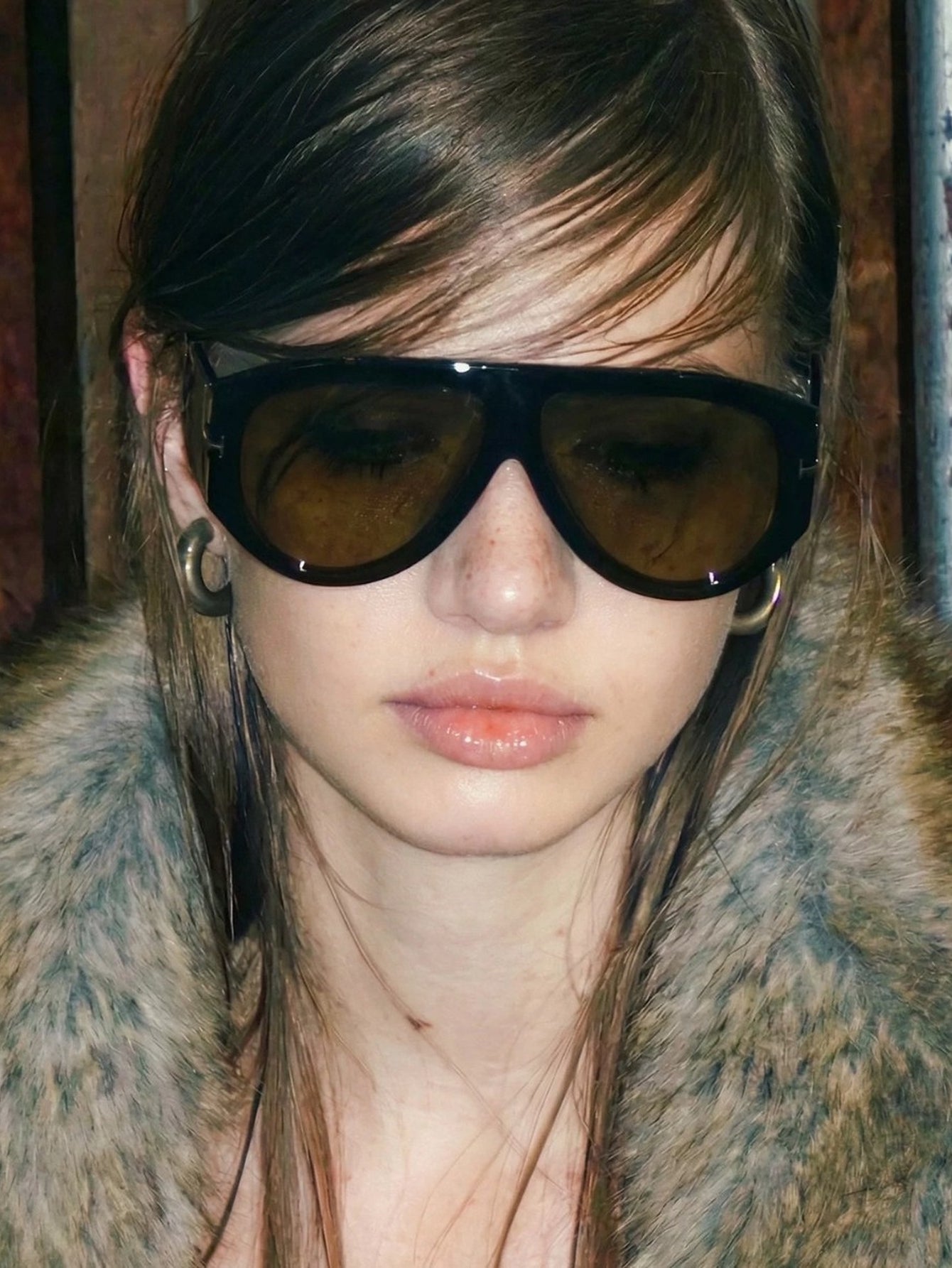 Handcrafted Luxury Oversized Black Sunglasses