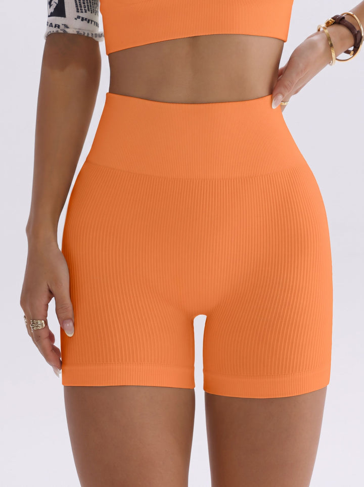 High-Waisted Seamless Comfort Yoga Shorts