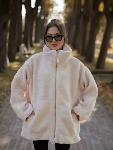 Cozy Fleece Zip Up Jacket