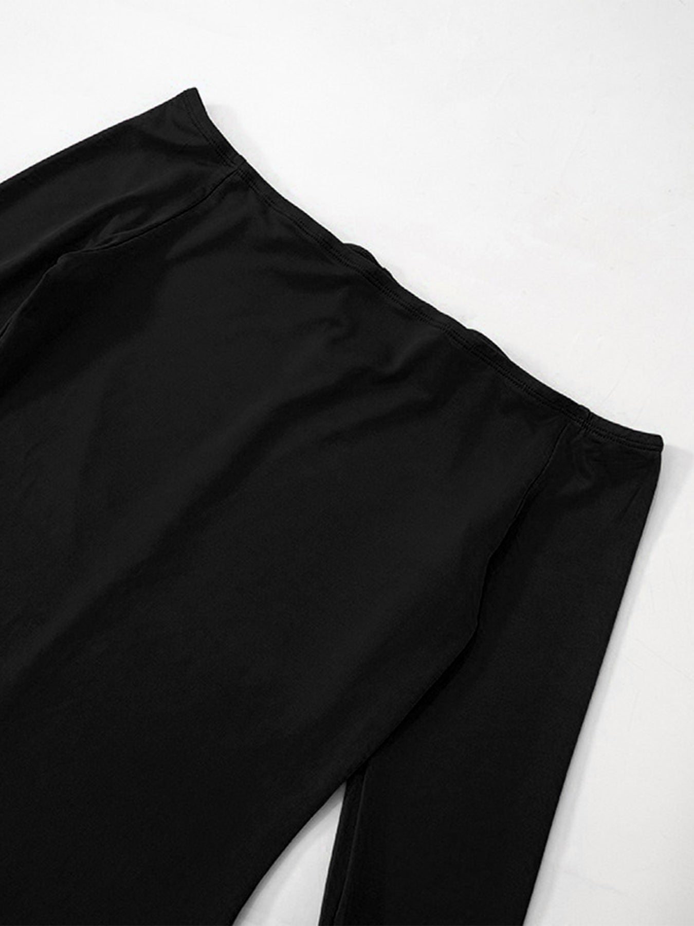 Off-Shoulder Puff-Sleeve Evening Maxi Dress-Black