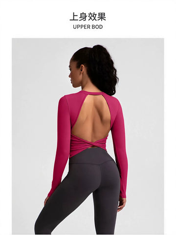 Seamless Buttery Soft Long Sleeve Yoga Top