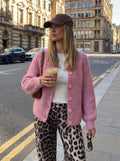 Cozy Chunky Knit Button Up Cardigan