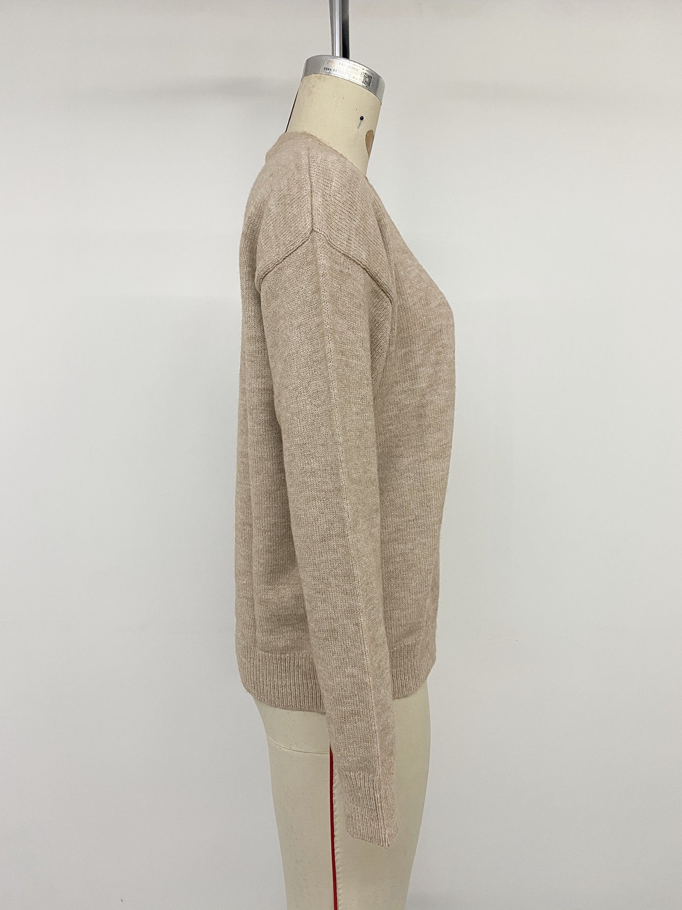 Cozy Button Placket Knit Sweater
