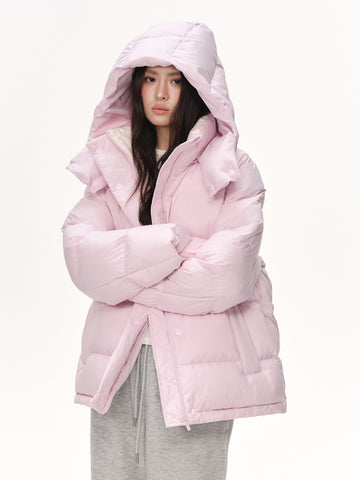 Oversized Puffer Hooded Puffer Jacket