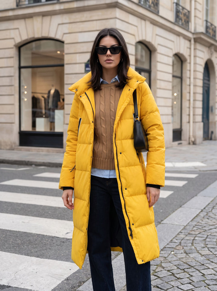 Cozy Hooded Long Puffer Coat