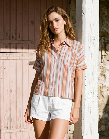 Striped Button Up Shirt