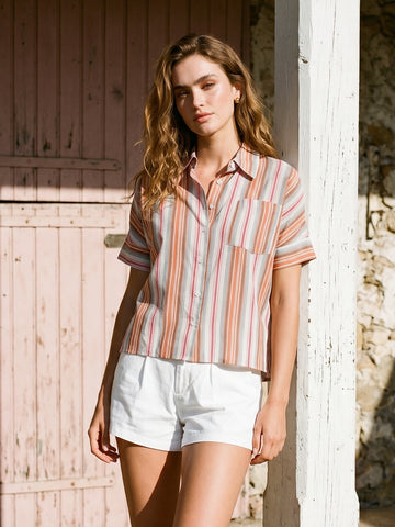 Striped Button Up Shirt
