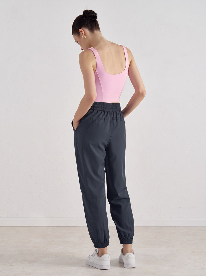 High Waisted Lightweight Athletic Joggers