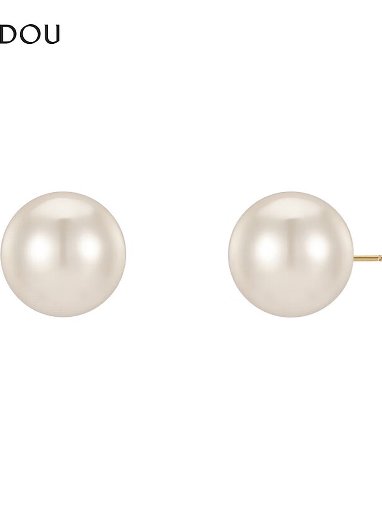 Classic Minimalist Pearl Stud Earrings