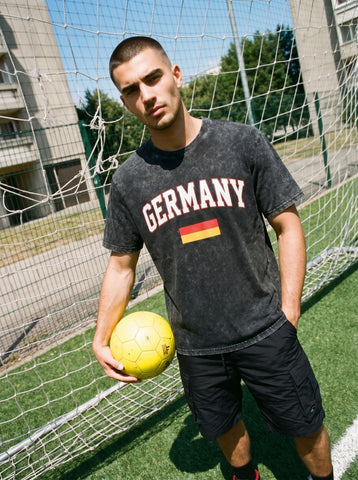 World Cup 2026 Vintage Acid Wash Germany Graphic  T-Shirt