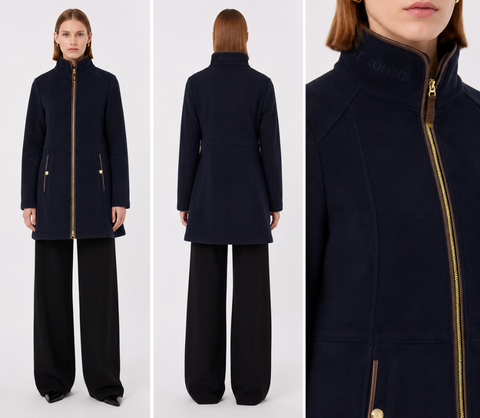 Full Zip Funnel Neck Polar Fleece Outdoor Jacket
