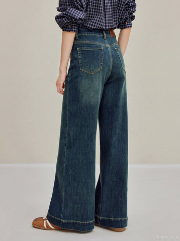 High Waisted Wide Leg Jeans