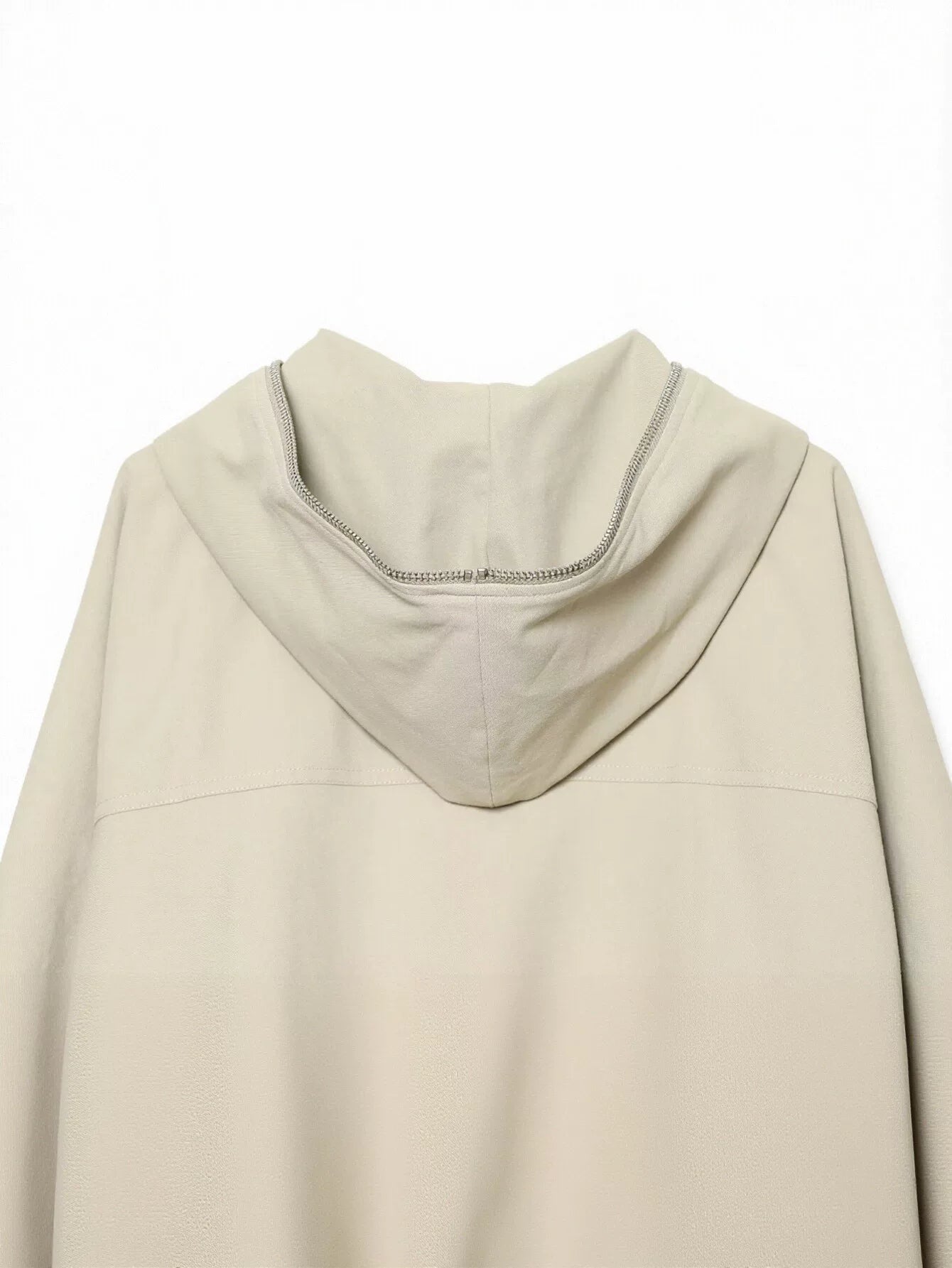 Cropped Ruched Hem Zip Up Jacket