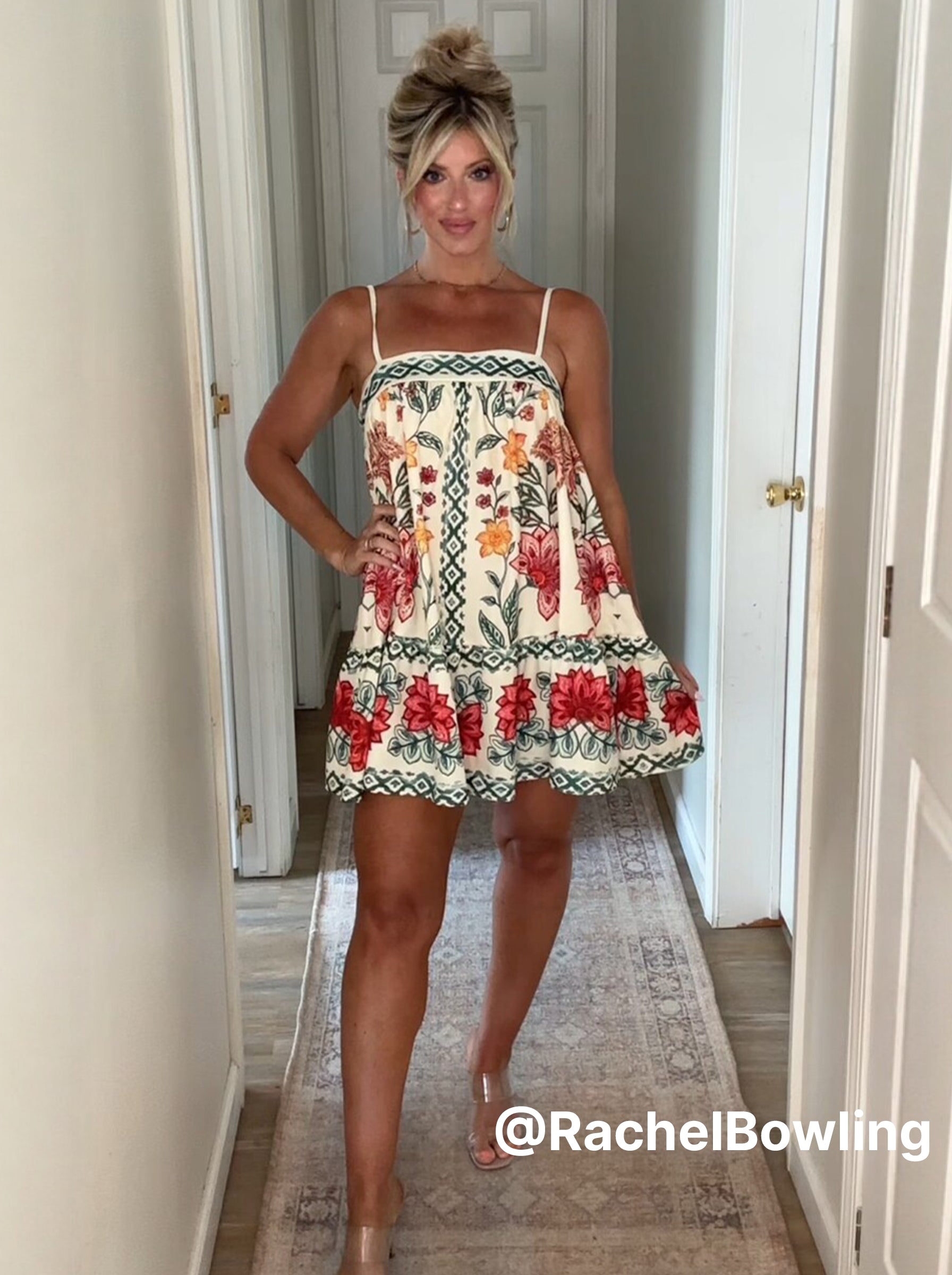 Spaghetti Strap Resort Mini Dress