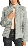 Lightweight Quilted Stand Collar Jacket