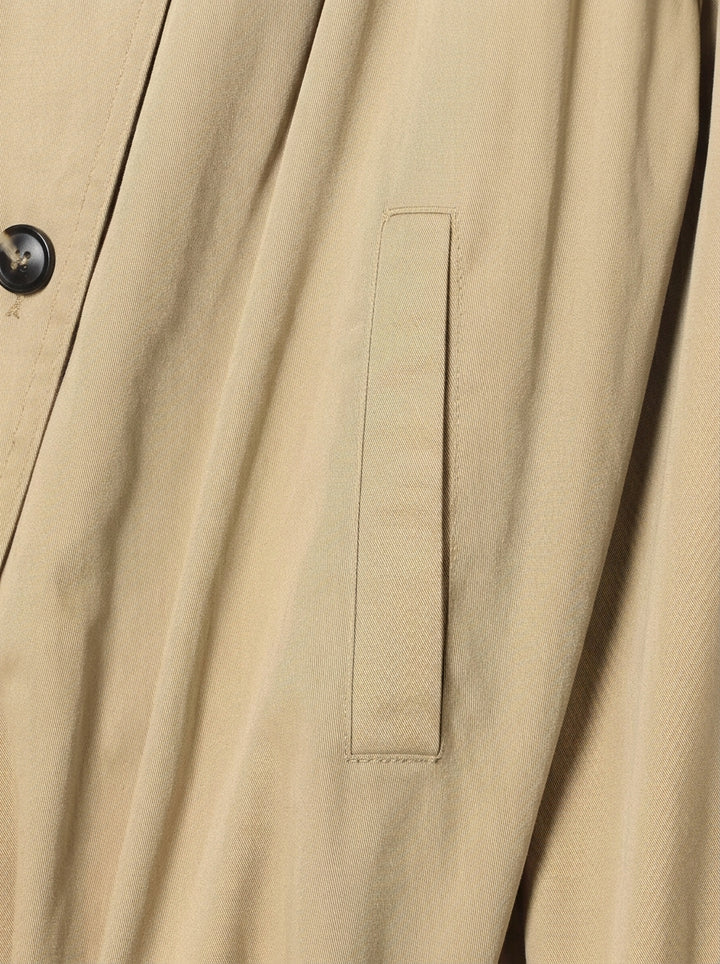 Pleated Button Up Crop Jacket