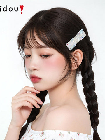Sparkling Rhinestone Elegant Bow Hair Clip