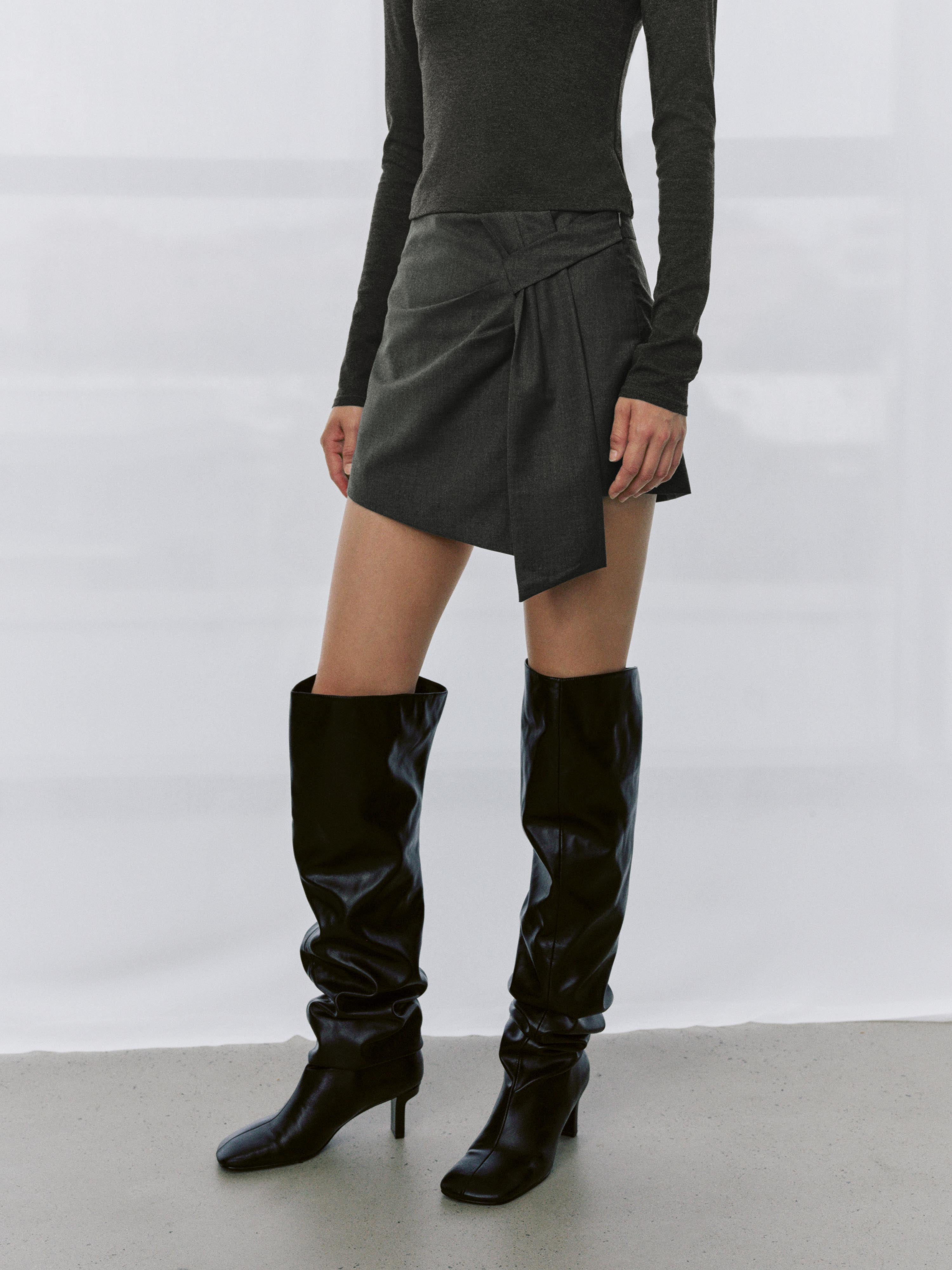 Urban Revivo Wrap Mini Skirts