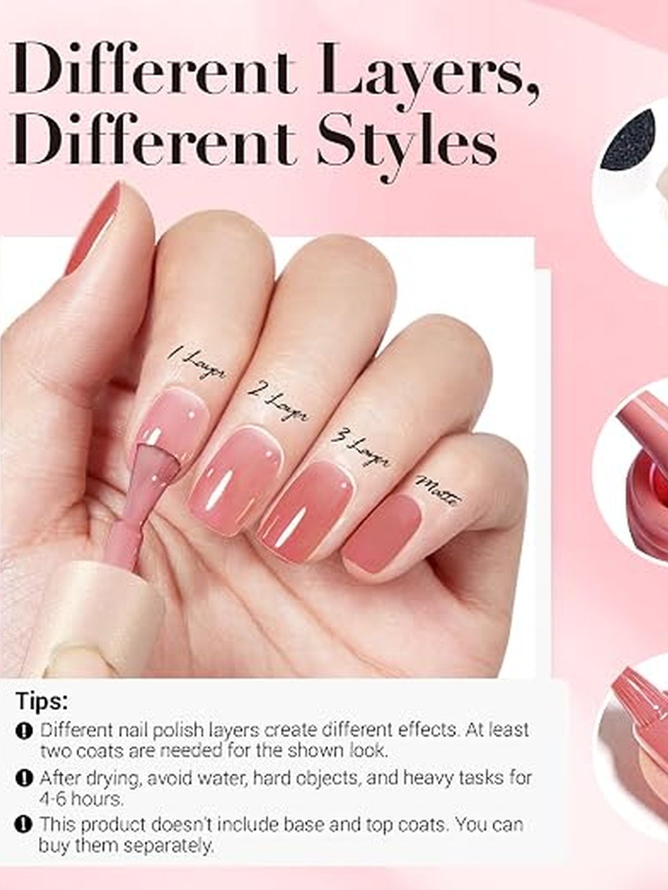 Sheer Pink Quick Dry Nail Polish