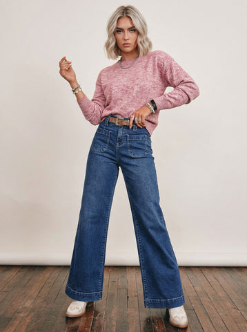 High Waist Flare Jeans
